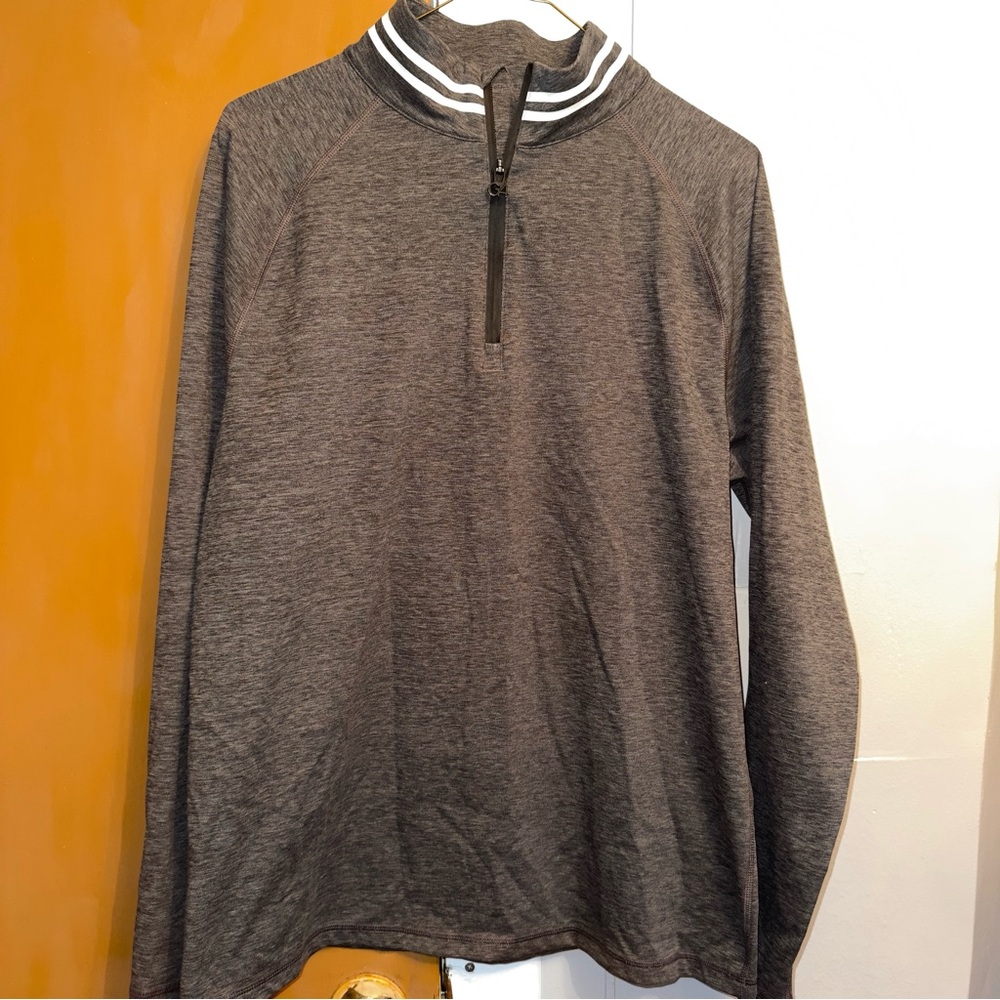 G/FORE Gray Quarter-Zip Pullover MENS